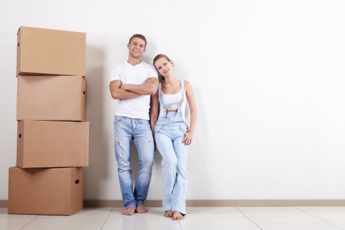 House removalists preparing a Chiswick home move