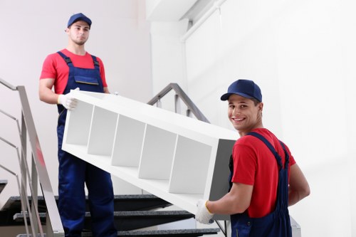Low-carbon moving van used for an eco-friendly relocation in West London