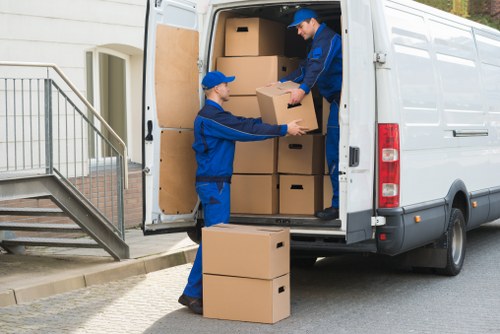 Local furniture removals team handling a home move in Chiswick