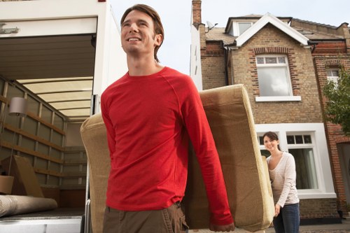 Student removal van planning around parking and access in Chiswick
