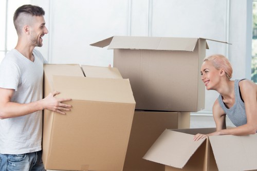 Packing office furniture and equipment for relocation