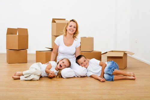Local movers handling access and loading for a Chiswick business relocation