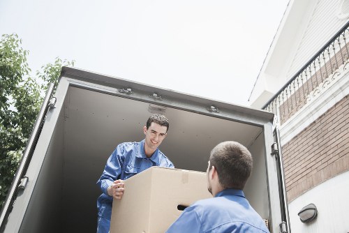 Household items packed for storage near Chiswick